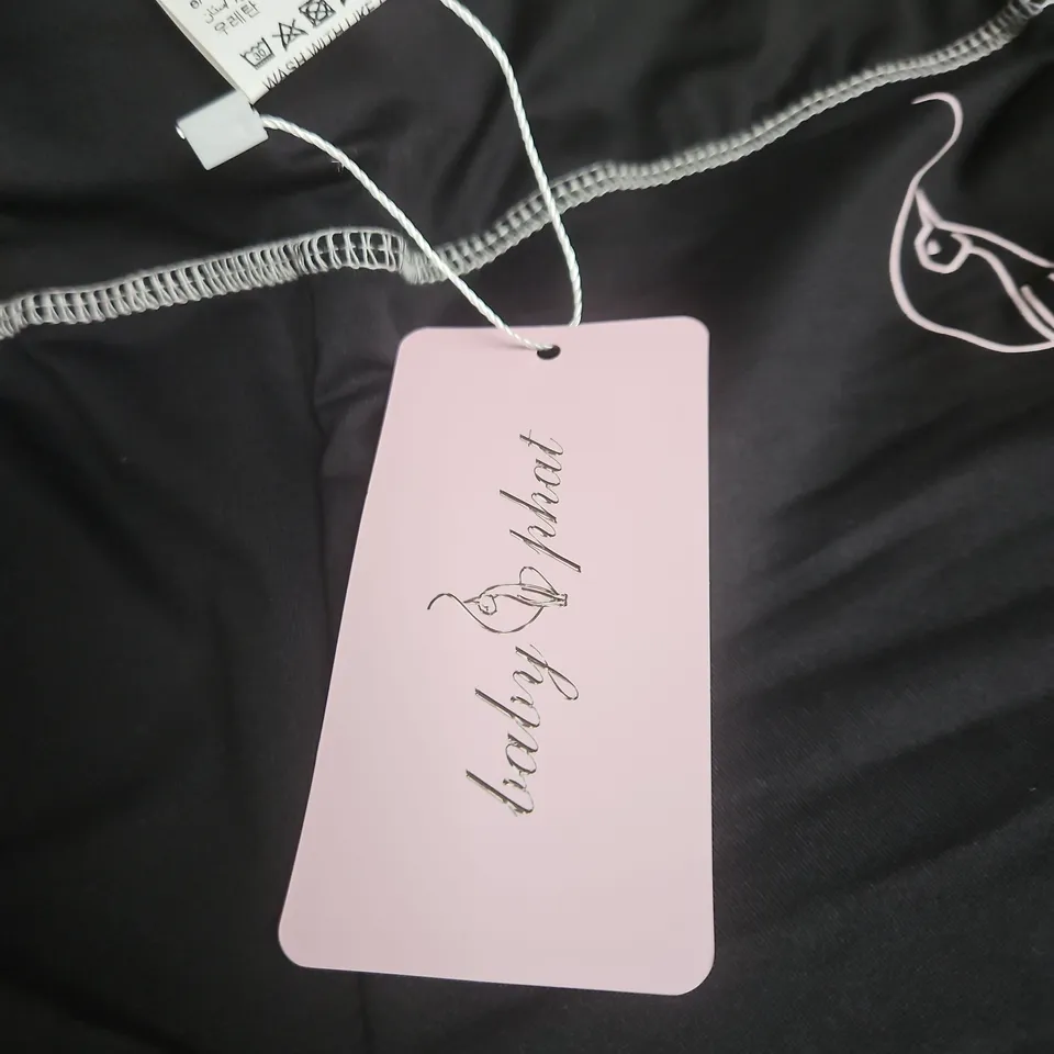 BABYPHAT BLACK WOMEN'S TROUSERS – UK SMALL (S) 