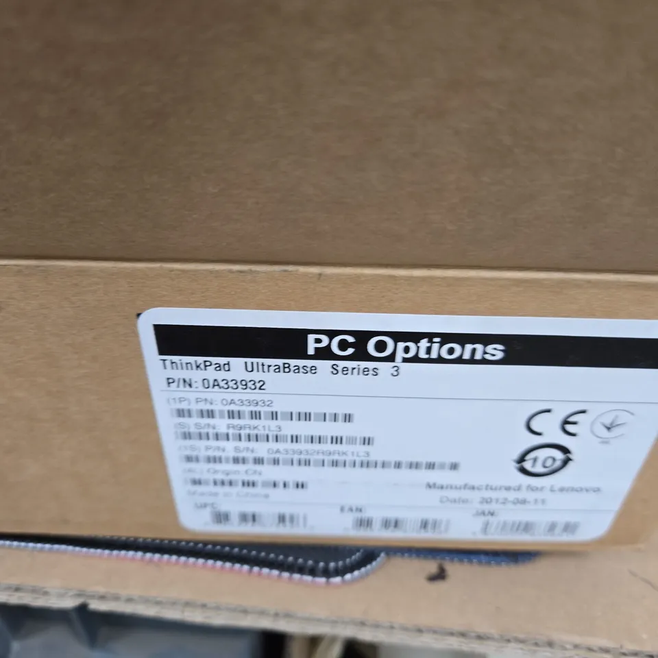 THINKPAD ULTRABASE SERIES 3 DOCKING STATION – PC OPTIONS (LENOVO THINKPAD)