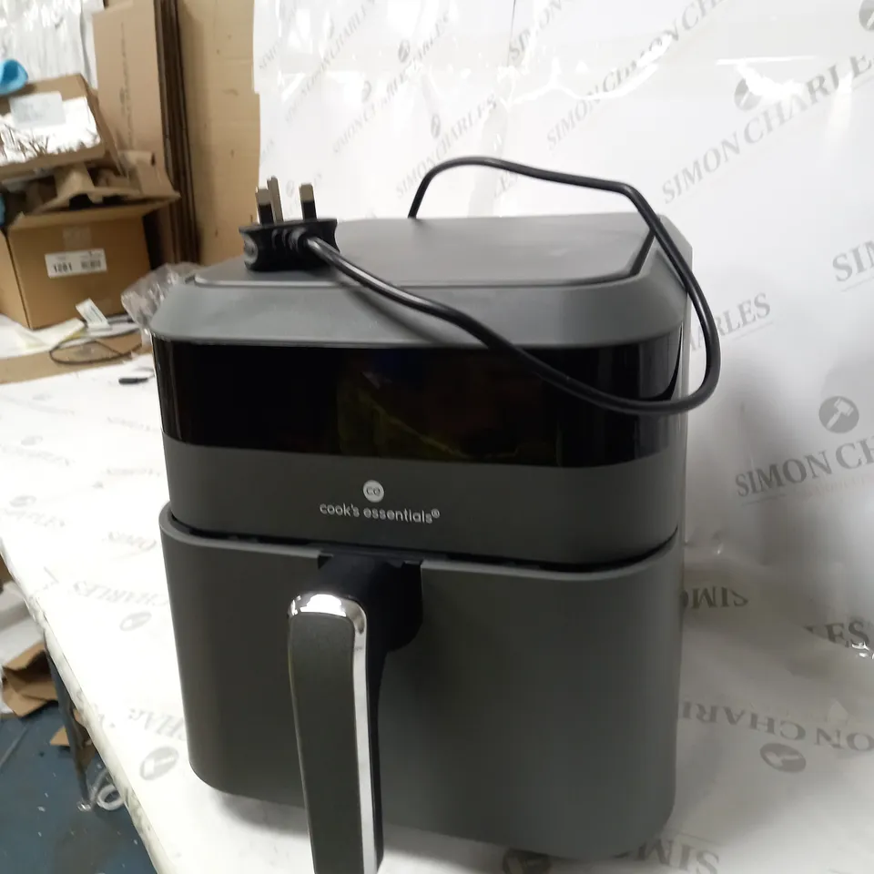 COOK'S ESSENTIALS 5.8L AIR FRYER IN SLATE GREY