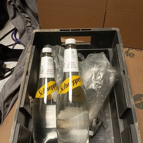 TOTE OF 6 SCHWEPPES SLIMLINE TONIC 1L 