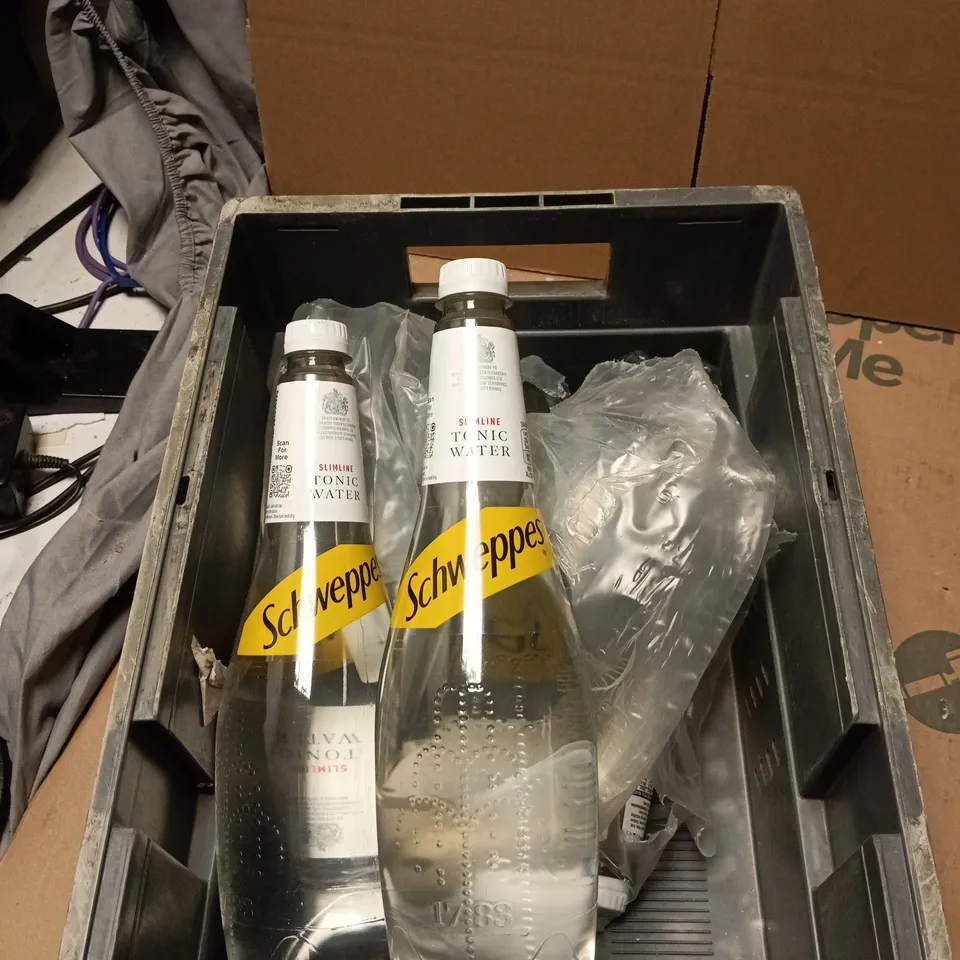 TOTE OF 6 SCHWEPPES SLIMLINE TONIC 1L 