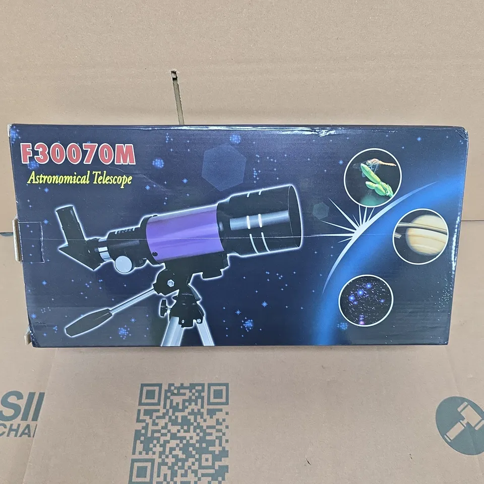 F30007M PORTABLE PROFESSIONAL ASTRONOMICAL TELESCOPE ON TRIPOD – BOXED