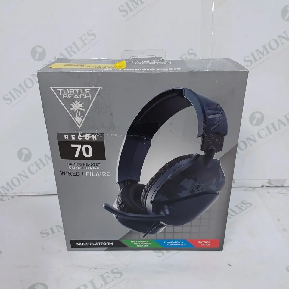 TURTLE BEACH RECON 70 WIRED MULTIPLATFORM GAMING HEADSET 