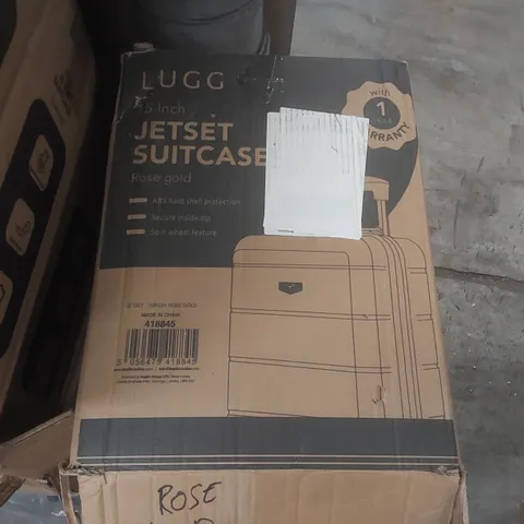 BOXED LUGG TRAVEL SUITCASE