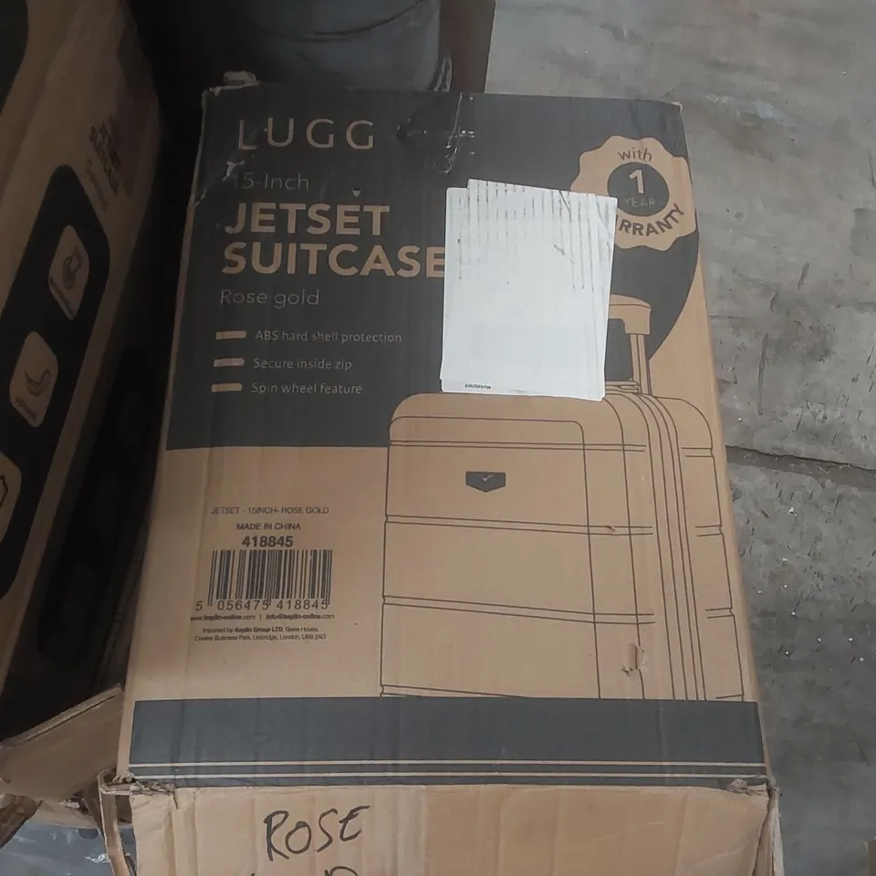 BOXED LUGG TRAVEL SUITCASE