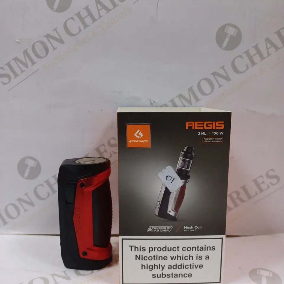 BOXED GEEKVAPE AEGIS MAX KIT IN RED PHOENIX 