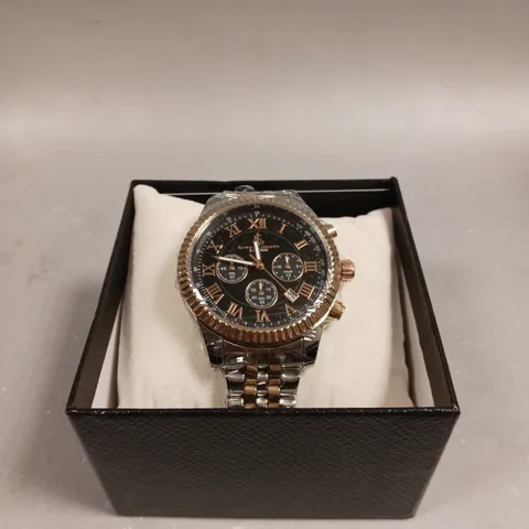 SAMUEL JOSEPH SPEED EXQUISITE TWO TONE WATCH 