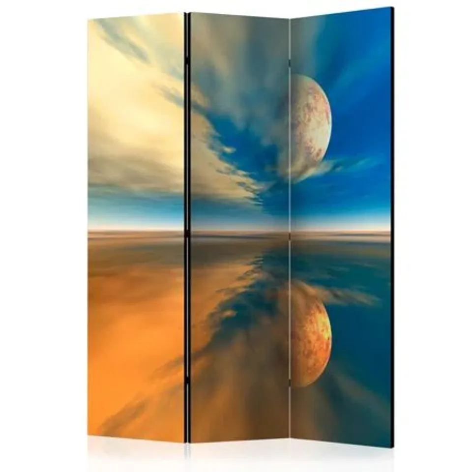 BOXED BULGES 172CM W × 225CM H 5-PANEL ROOM DIVIDER