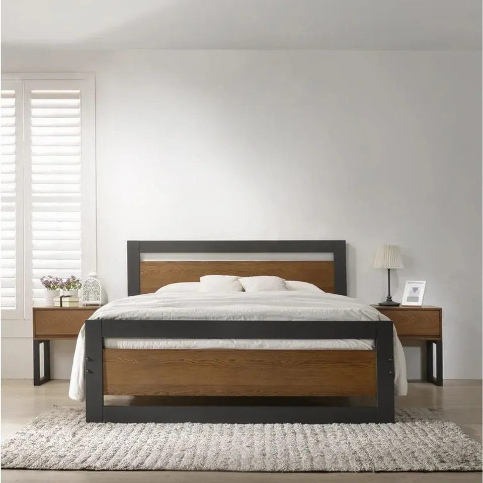BOXED - VINCENT BEDFRAME KINGSIZE (3 BOXES)