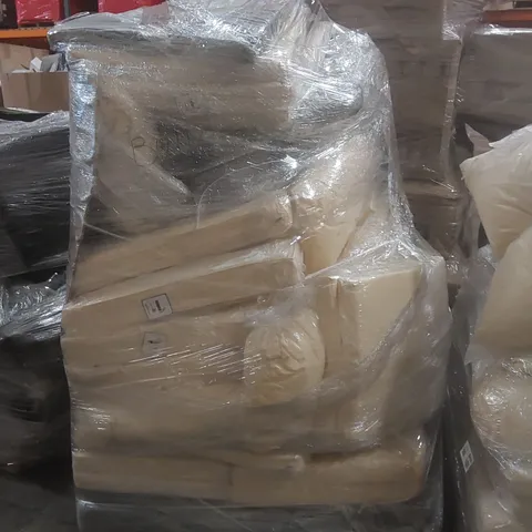 PALLET CONTAINING A VERY LARGE QUANTITY OF ASSORTED GARDEN CUSHIONS
