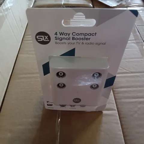 PALLET OF 20 BOXES CONTAINING APPROXIMATELY 240 SLX 4 WAY COMPACT SIGNAL BOOSTERS