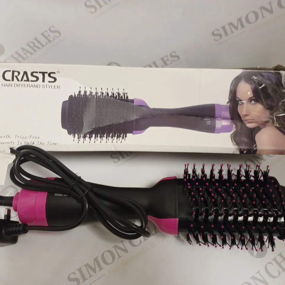 BOXED CRASTS HAIR DRYER AND STYLER