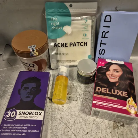 APPROXIMATELY 20 ASSORTED HEALTH & BEAUTY PRODUCTS TO INCLUDE ACNE PATCH, NASAL DILATOR, HEAVEN FOAM WASH ETC