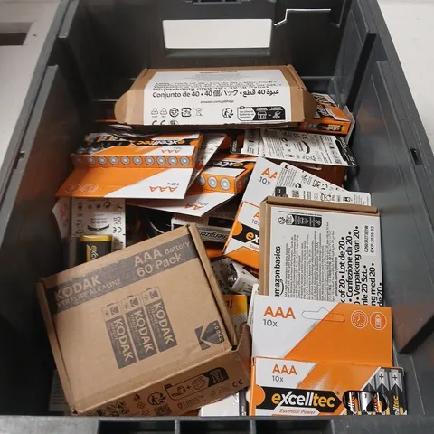 LARGE QUANTITY OF ASSORTED BATTERY PRODUCTS