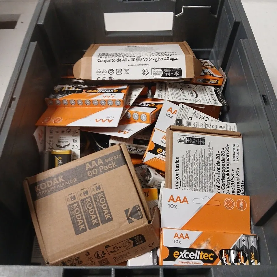 LARGE QUANTITY OF ASSORTED BATTERY PRODUCTS
