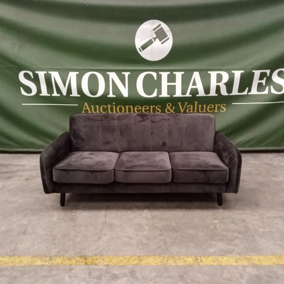 JENNIFER FABRIC COMPACT 3 SEATER SOFA RRP £349