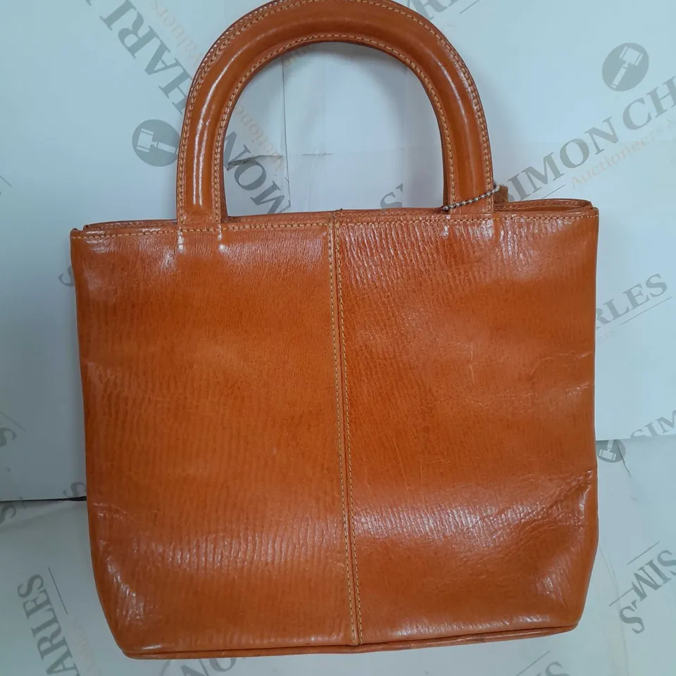 LA ESPUELA BROWN LEATHER BAG