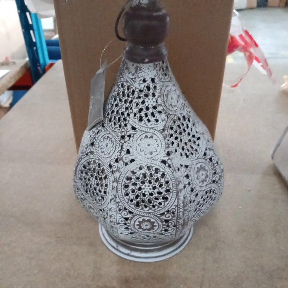 BOXED SONGER 30CM GREY TABLE LAMP 