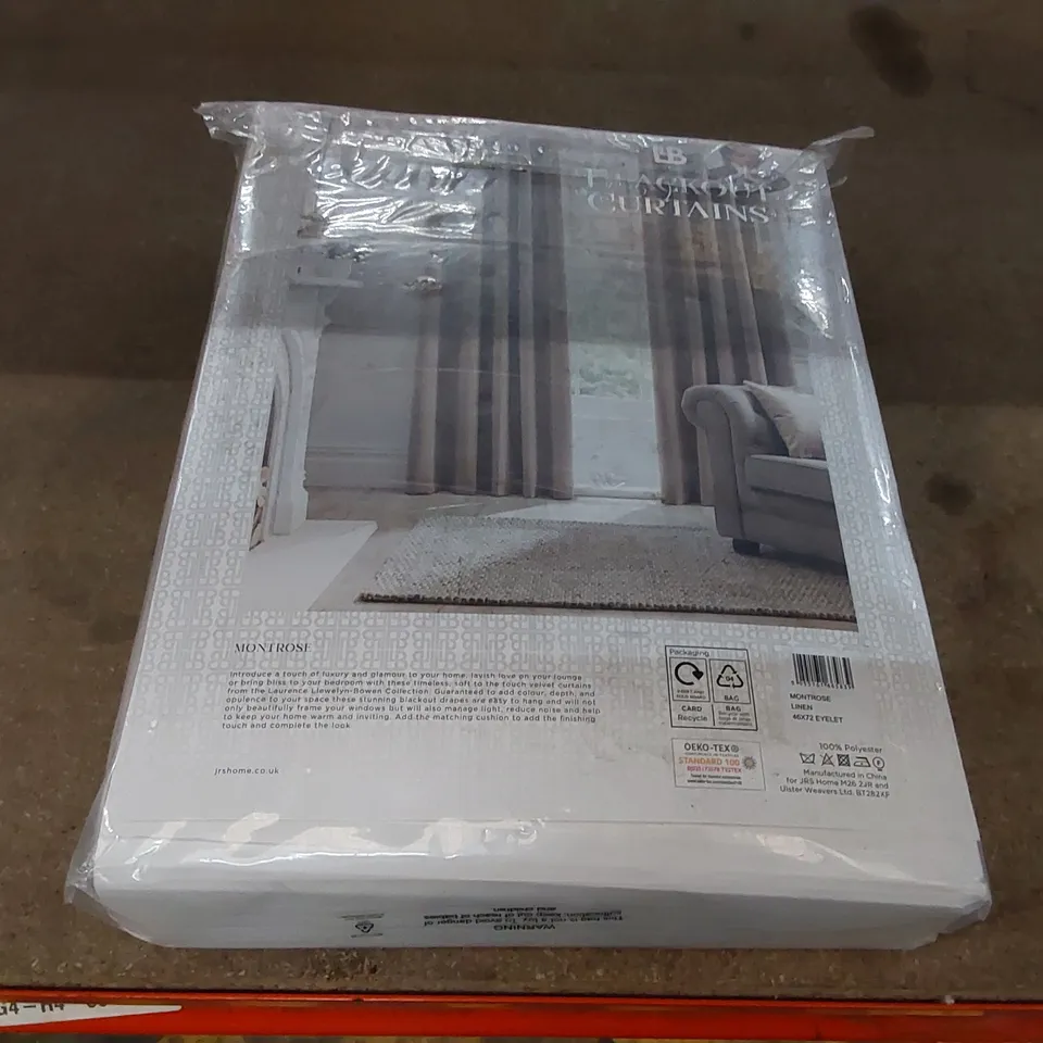 BAGGED MONTROSE EYELET BLACKOUT CURTAINS // 46" X 72" (1 ITEM)