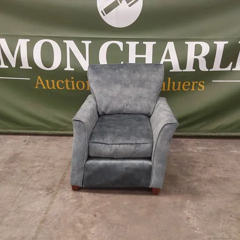 QUALITY DESIGNER VELVET ARMCHAIR 