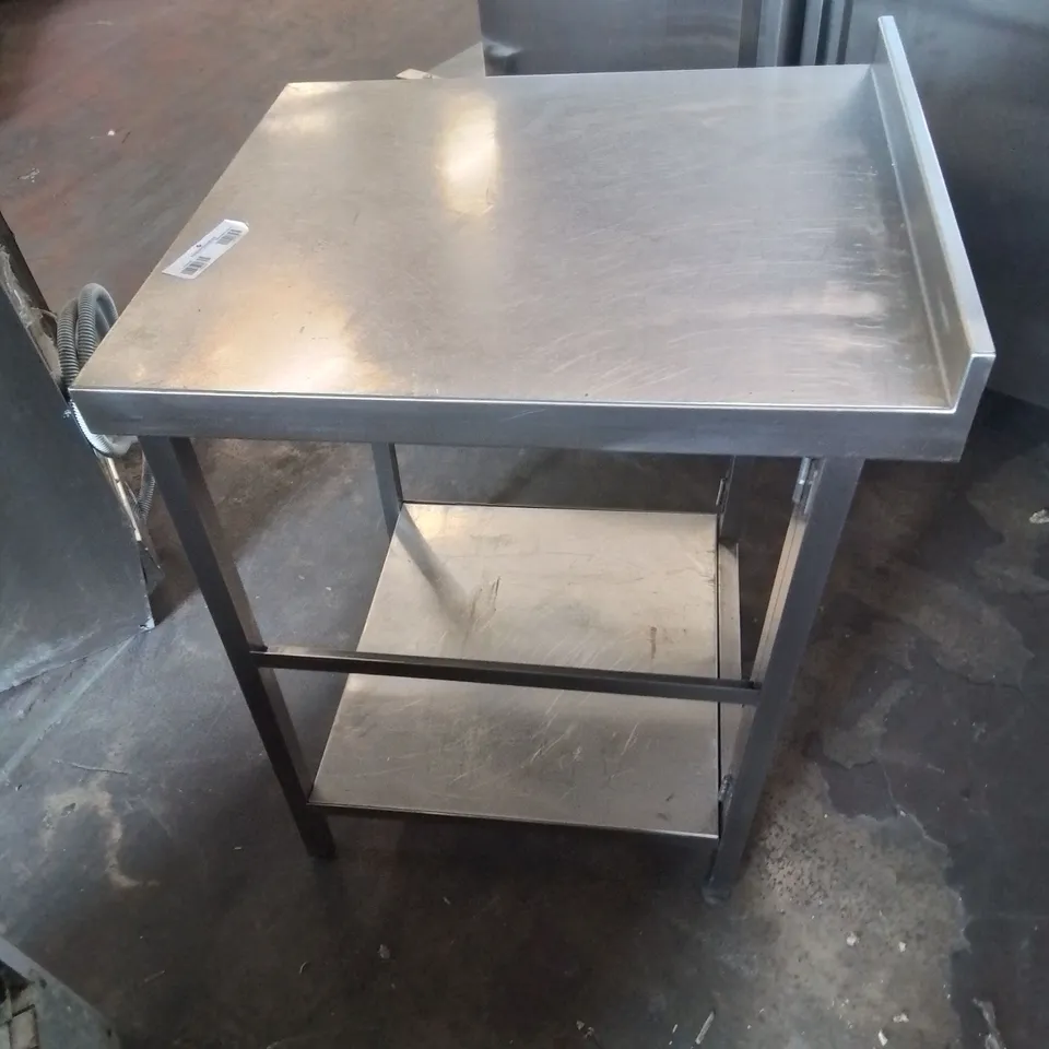 COMMERCIAL KITCHEN STAINLESS STEEL EASY CLEAN COUNTER/WORK TOP