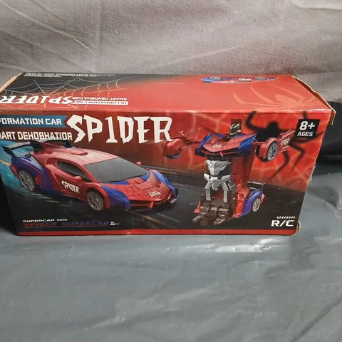 SPIDER DEFORMATION CAR RC TOY – BOXED (8+ YEARS)