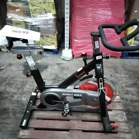 SUNNY HEALTH & FITNESS INDOOR CYCLING BIKE - UNPROCESSED RAW RETURN