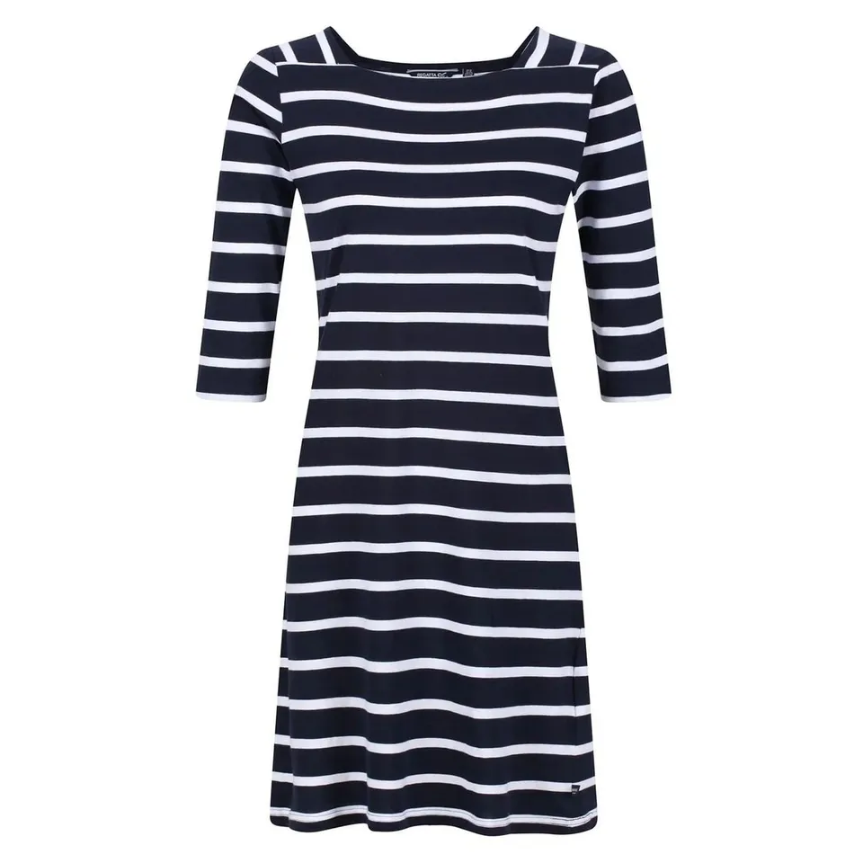 REGATTA PAISLEE NAVY WHITE STRIPE SIZE 12