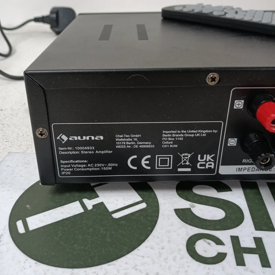 AUNA STEREO AMPLIFIER – BLACK