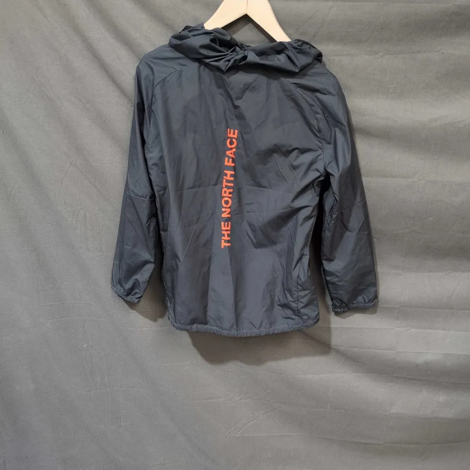 THE NORTH FACE WINDBREAKER JACKET – NAVY/BLACK, UK 12 (WOMEN)