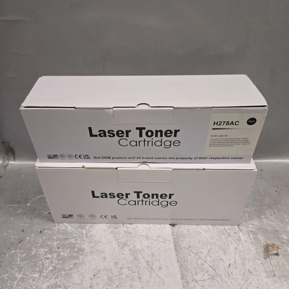 BOX OF APPROXIMATELY 6 ASSORTED BOXED LASER TONER CARTRIDGES IN VARIOUS MODELS