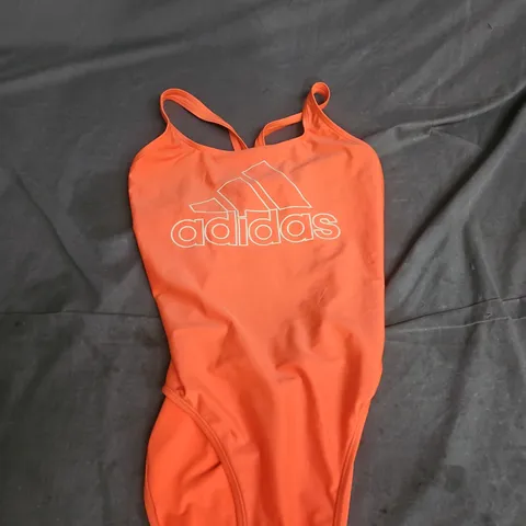 ADIDAS ORANGE WOMEN'S ONE-PIECE SWIMSUIT – UK 34
