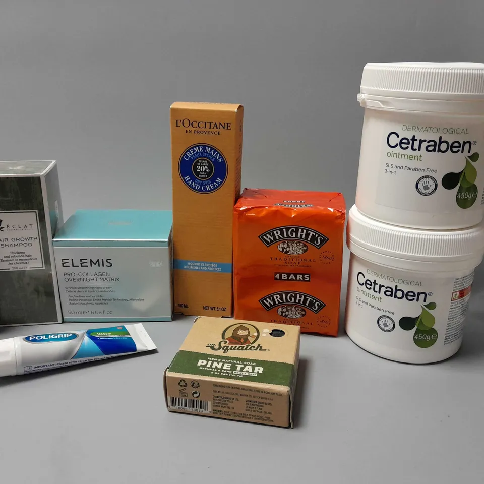 LOT OF BEAUTY PRODUCTS TO INCLUDE HAIR GROWTH SHAMPOO, ETC