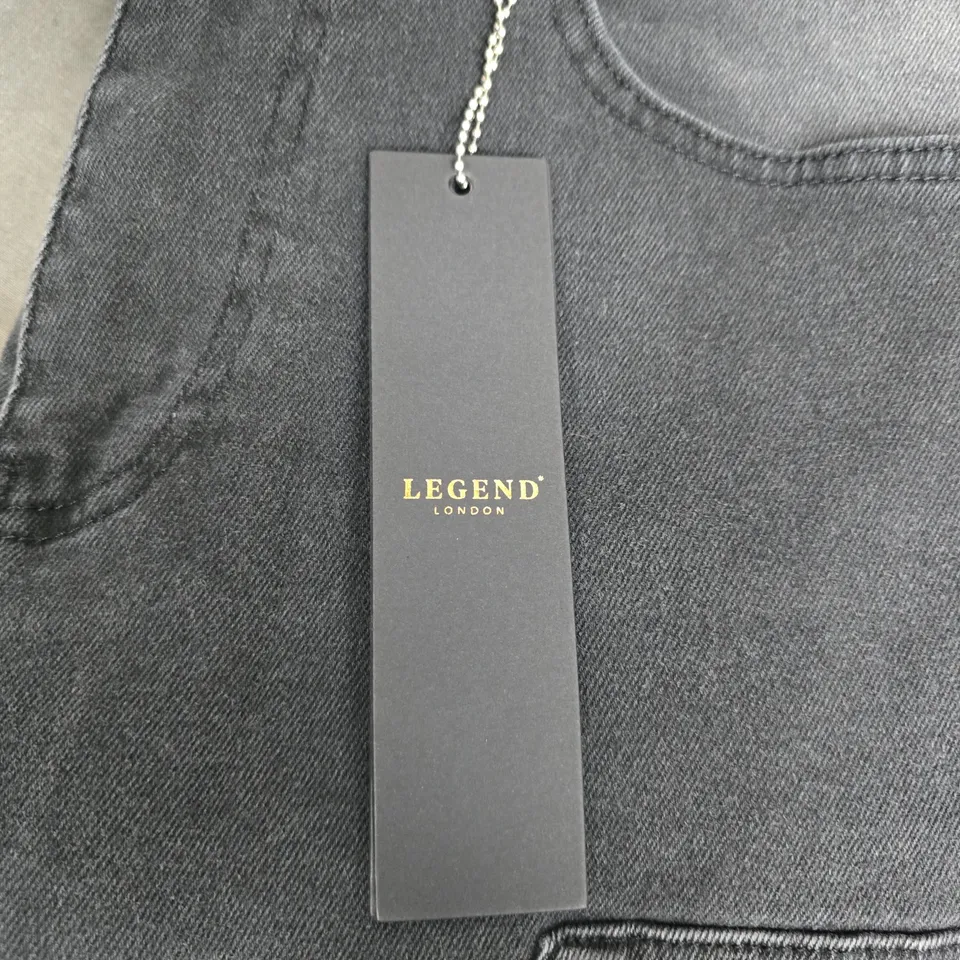 LEGEND LONDON CARPENTER JEANS WASHED - GREY, SIZE 32