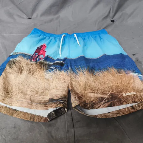 MENS BARBOUR SWIMMING SHORTS - SIZE M