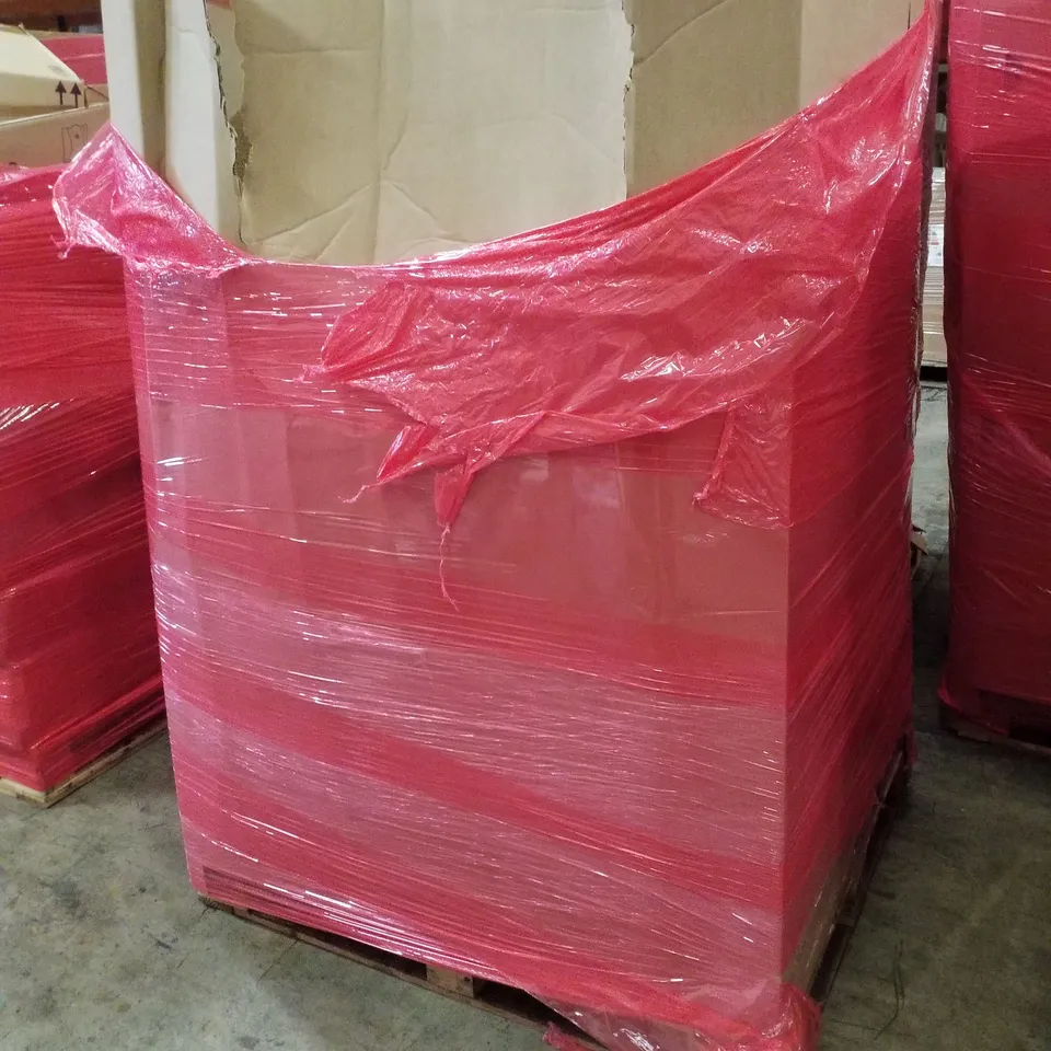 PALLET CONTAINING ASSORTED PRODUCTS INCLUDING RELIABLE PUZZLE MAT, MINI FRIDGE, VENETIAN BLIND, PET STROLLER, UMBRELLA & CUTTING MAT