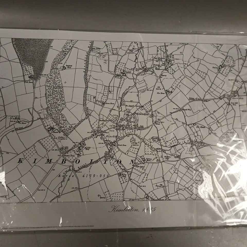 THE FRANCIS FRITH COLLECTION KIMBOLTON 1885 ART PRINT