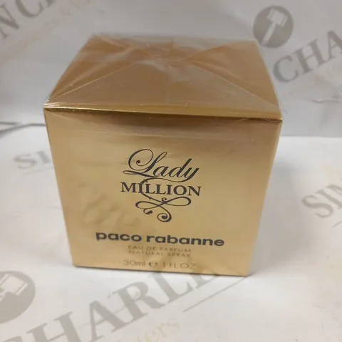BOXED AND SEALED LADY MILLION PACO RABANNE EAU DE PARFUM 30ML