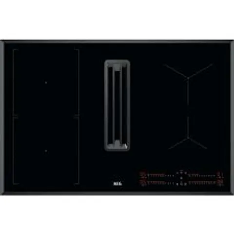 AEG 6000 SERIES SINGLE BRIDGE INDUCTION EXTRACTOR HOB 80cm RECIRCULATING Model CCE84543FB