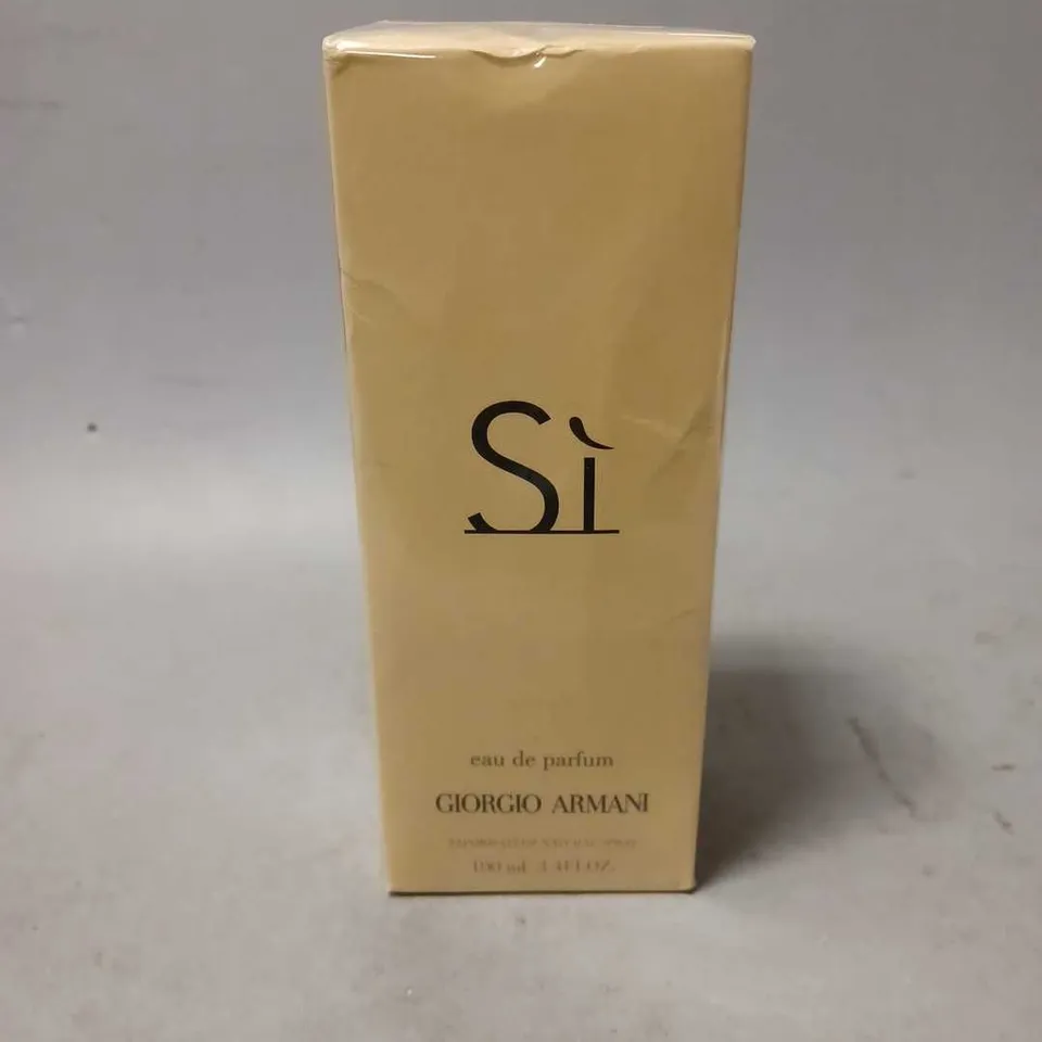 BOXED AND SEALED GIORGIO ARMANI SI EAU DE PARFUM 100ML