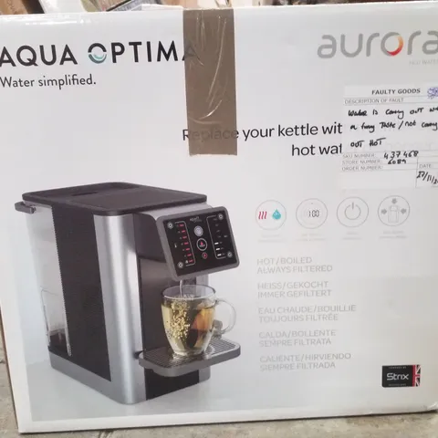 BOXED AURORA AQUA OPTIMA HOT WATER DISPENSER 