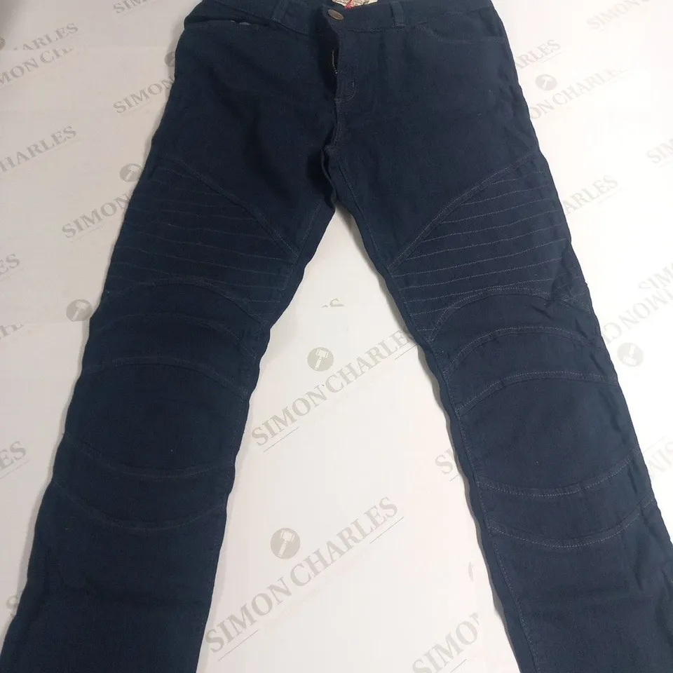 CURRENT/ELLIOT THE MOTO LEGGING BLUE BLACK SIZE 31