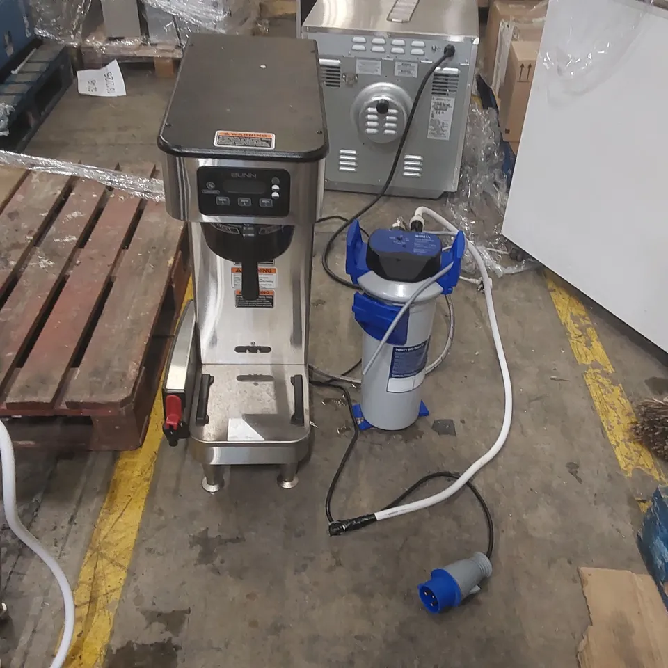 BUNN ICB INFUSION SERIES COFFEE BREWER WITH PURITY 600 QUELL ST CARTRIDGE