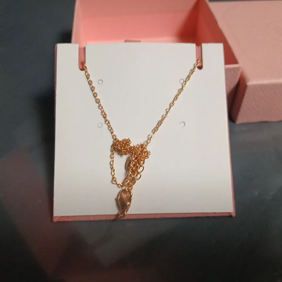 SWAROVSKI ENCRUSTED SWAN NECKLACE