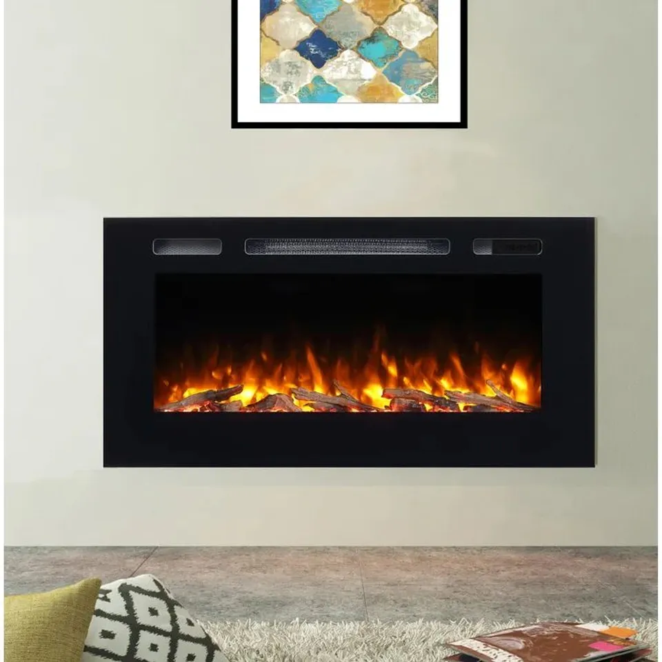 BOXED EMANUEL BUILT IN ELECTRONIC FIREPLACE 51.5CM (1 BOX)