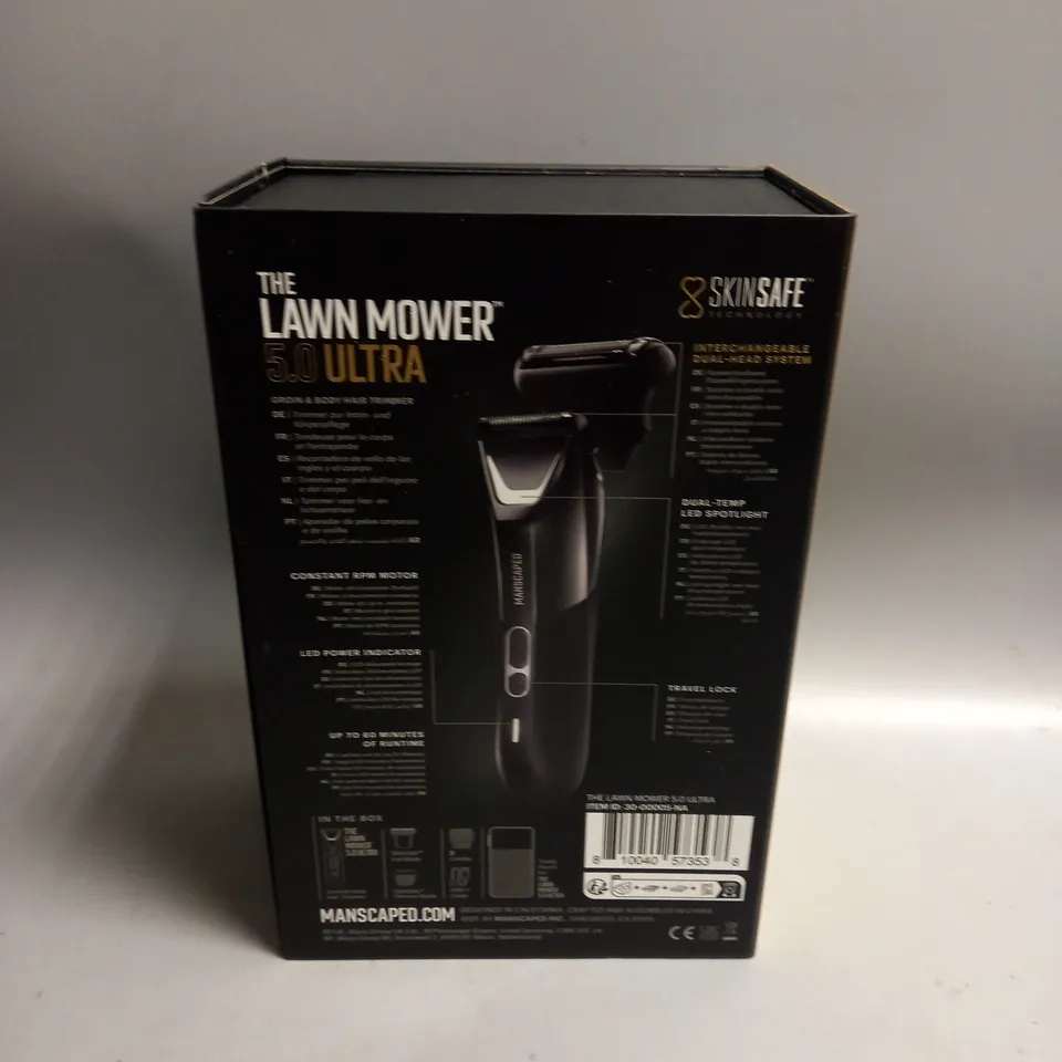 BOXED MANSCAPED THE LAWN MOWER 5.0 ULTRA SHAVING SYSTEM