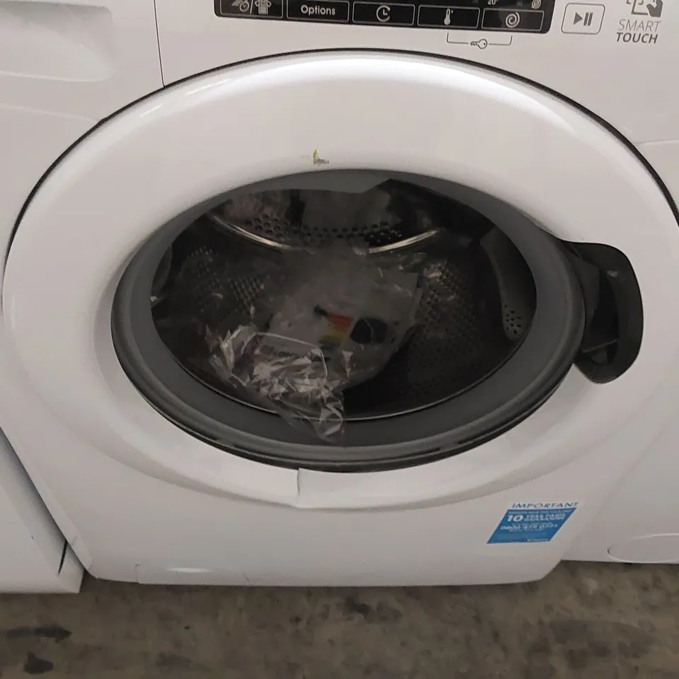 CANDY SMART CS149TE FREE STANDING WASHING MACHINE, 9 KG LOAD, 1400 RPM, ANDROID APP ENABLED, 16 PROGRAMMES, WHITE [ENERGY CLASS D]