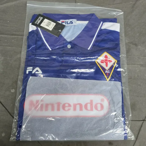 BAGGED FILA ACF FIORENTINA RETRO HOME JERSEY - LARGE