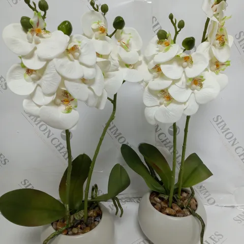 FAUX FLOWERS IN POT