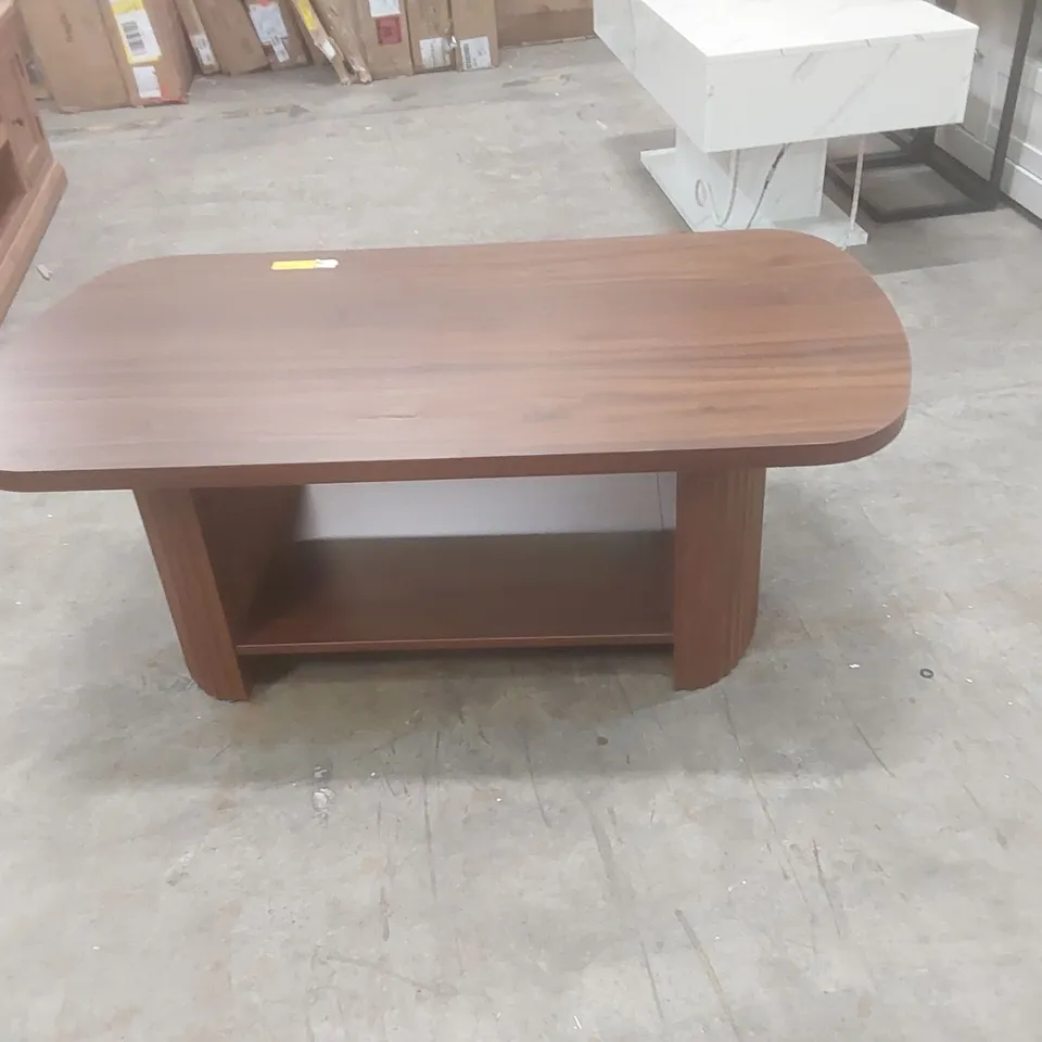PEDESTAL COFFEE TABLE WITH STORAGE